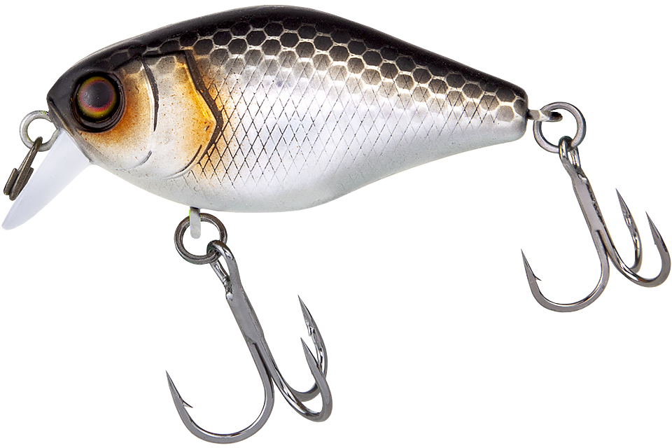 Воблер Jackall Chubby 41 SR Silent uv mat silver & black - фото 1