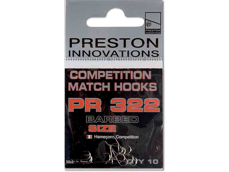 Match competition. Крючки Preston Competition Hooks 322.
