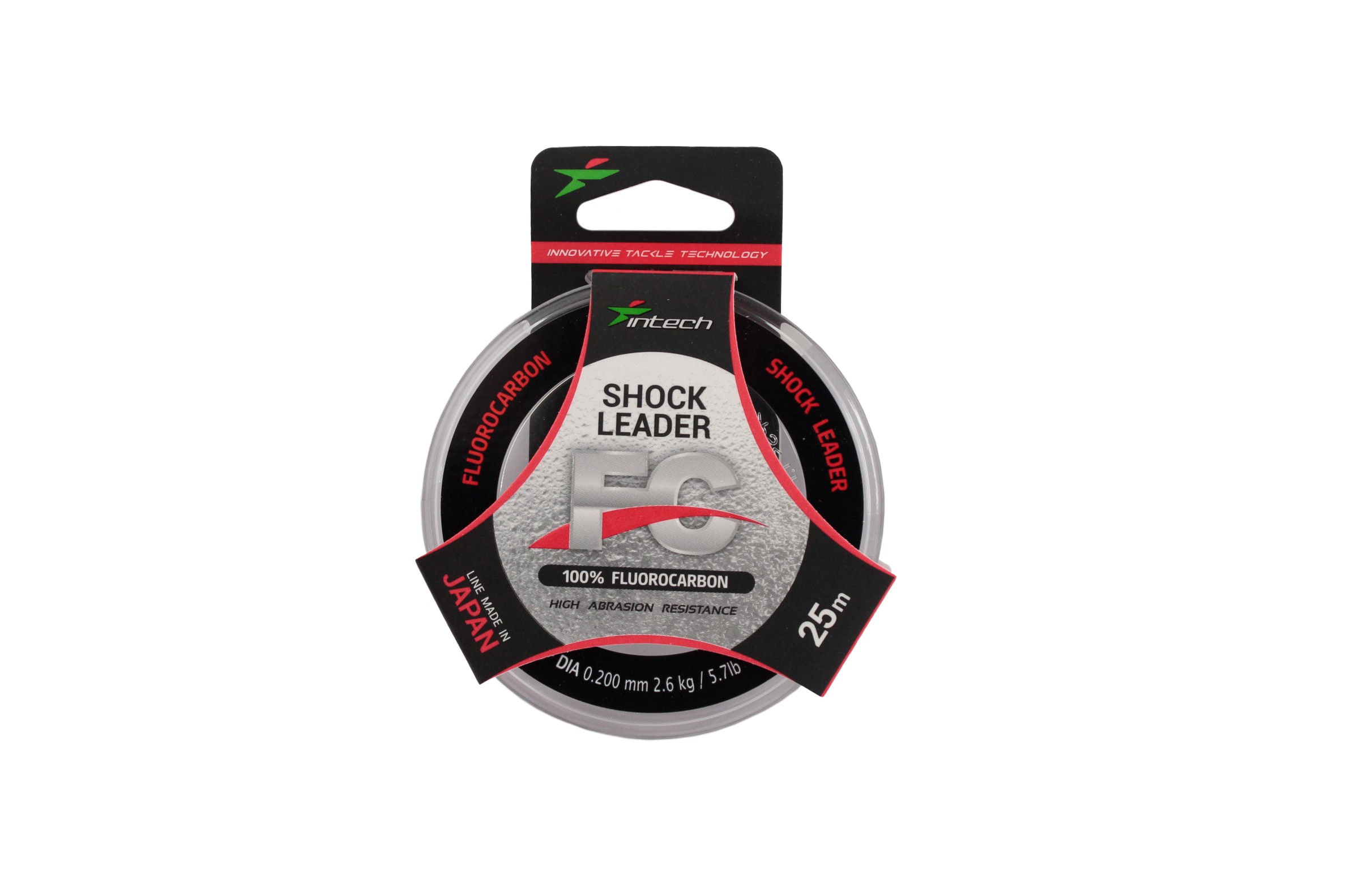 Леска Intech FC Shock Leader 25м 0.200мм 2,6кг 5.7lb - фото 1