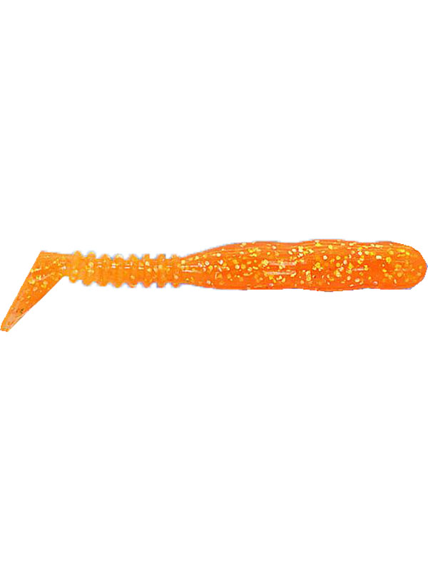 Приманка Reins виброхвост Rockvib shad 3" 413 chika chika orange - фото 1