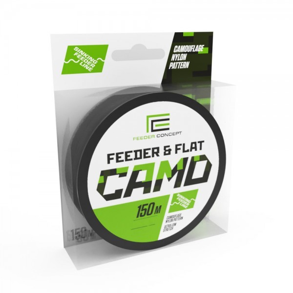 Леска Feeder Concept Monofilament line Feeder & Flat Camo 150/022 - фото 1