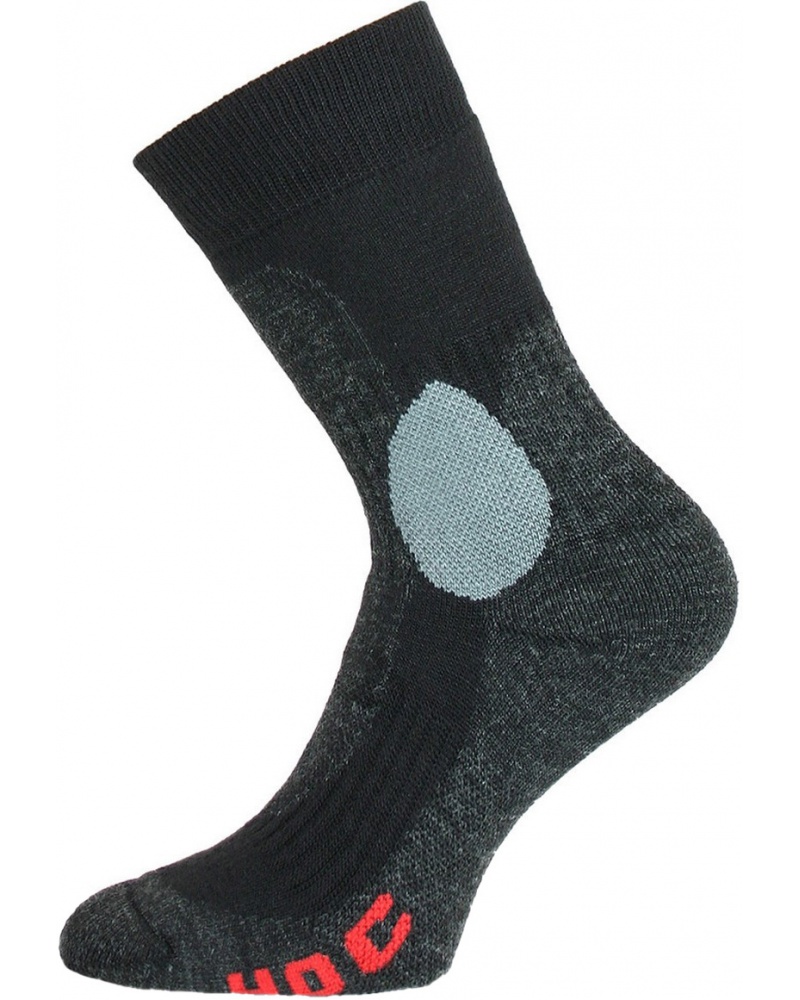 Носки Lasting HOC 005 polypropylene+acryl черно-серые  - фото 1