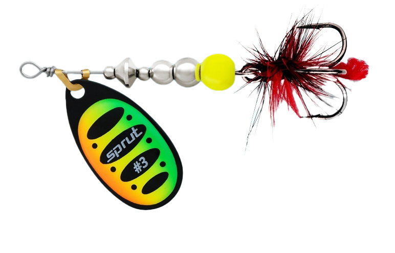 Блесна Sprut Alba Ball System Spinner №3 7гр FT - фото 1