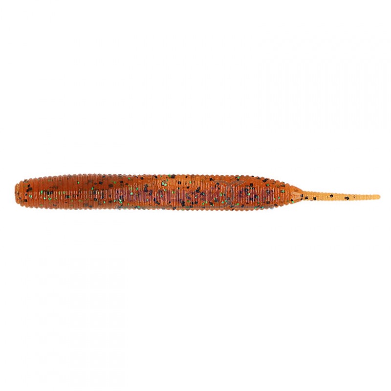 Приманка Keitech червь Sexy impact 2,8" EA 01 orange pepper 12шт - фото 1