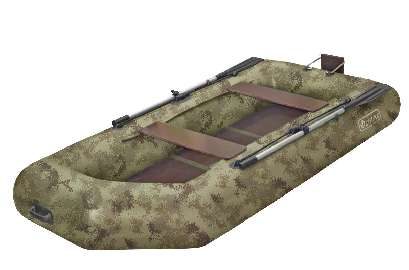 Лодка Boat Master Феникс 280Т Люкс надувная камуфляж-пиксель - фото 1