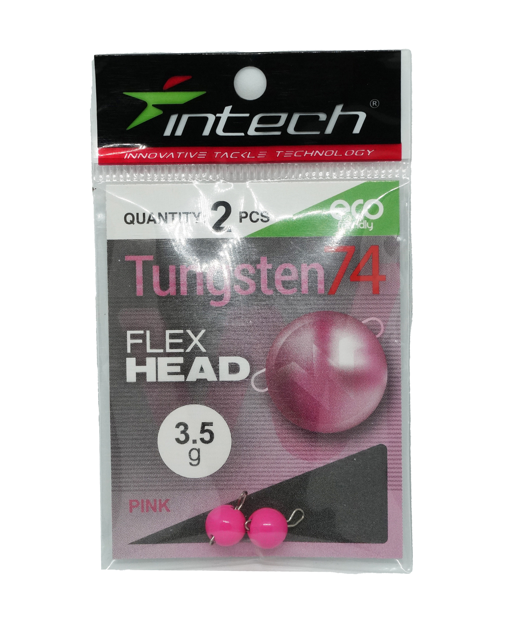 Груз Intech Tungsten 74 gloss pink 3,5гр 2шт - фото 1