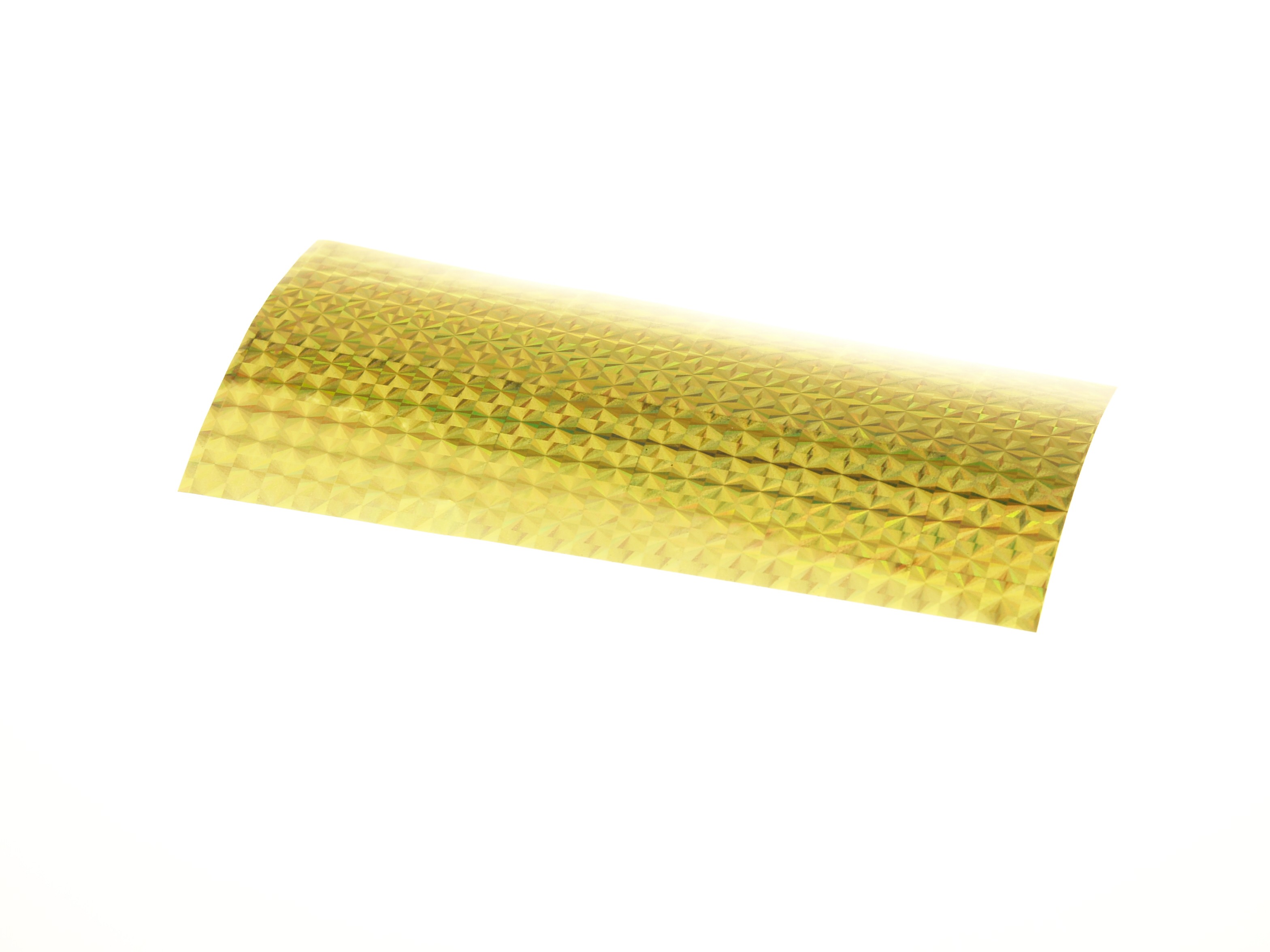 Наклейка Akara голографическая тип T2 8х12 см желтая