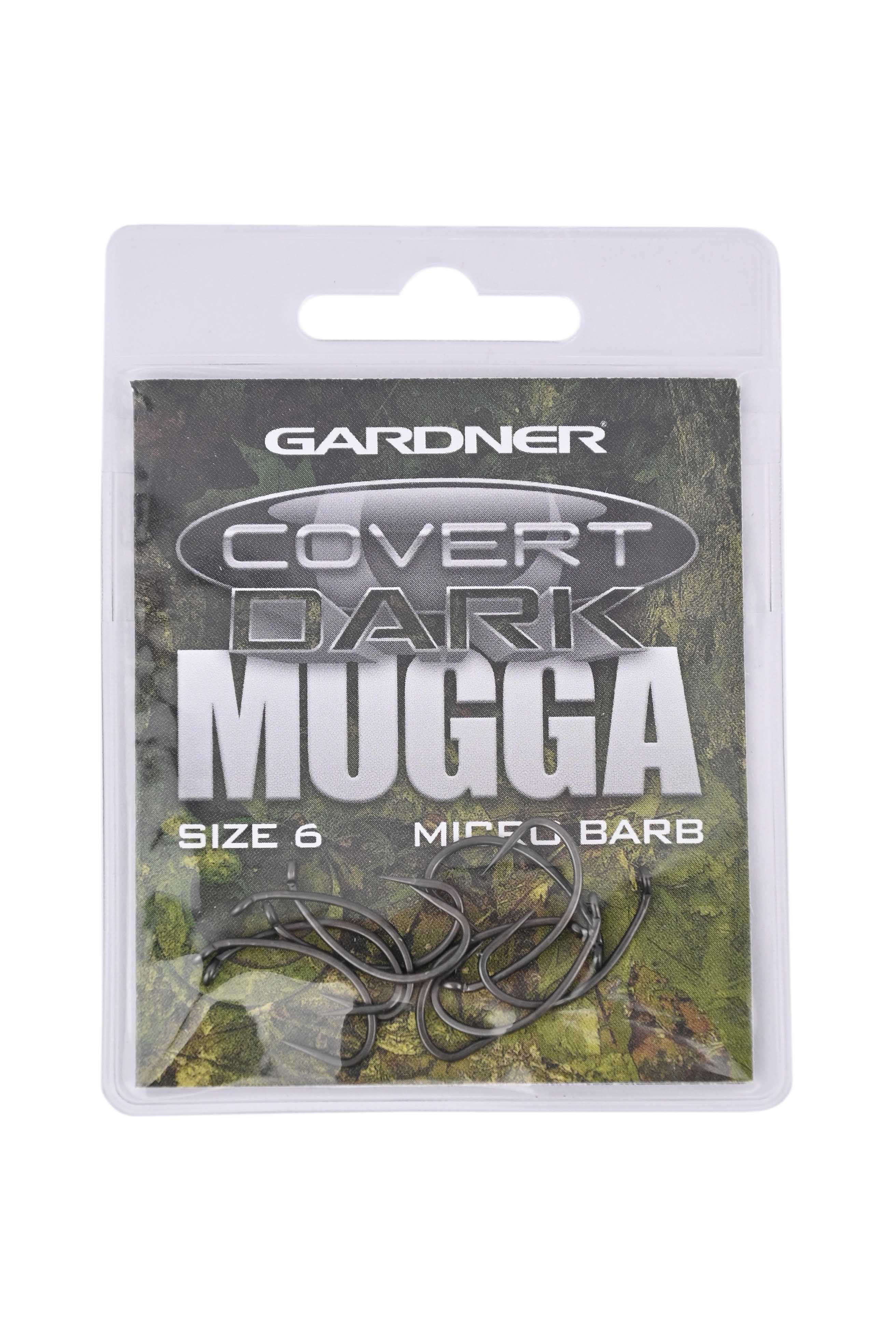 Крючки Gardner Covert dark mugga barbed №6