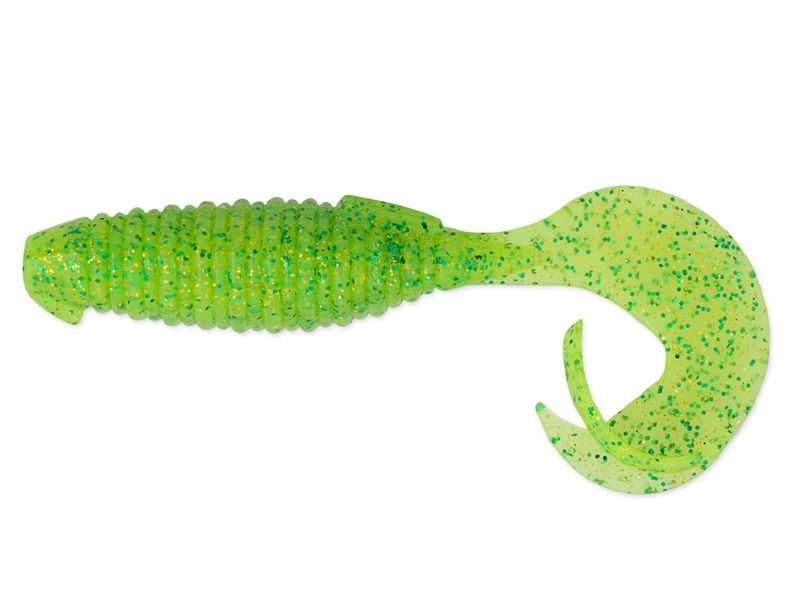 Приманка Keitech 4&quot; Flapper Grub - Lime Chartreuse - фото 1