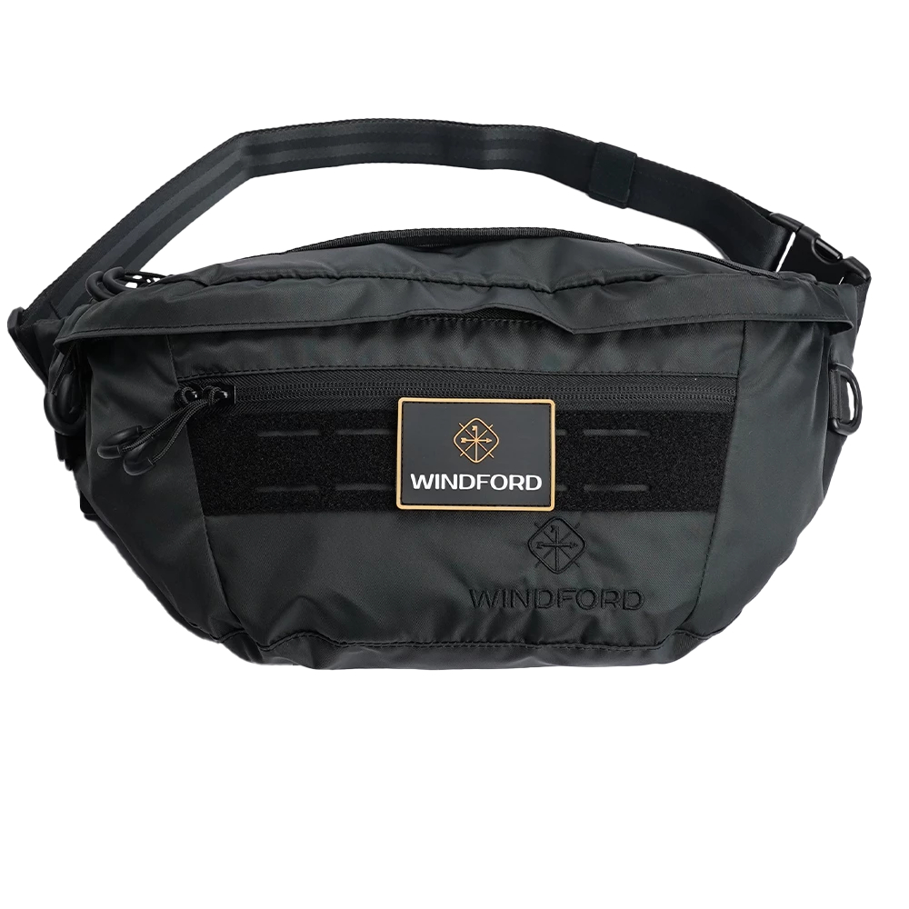 Сумка через плечо Windford Rider серая - фото 1