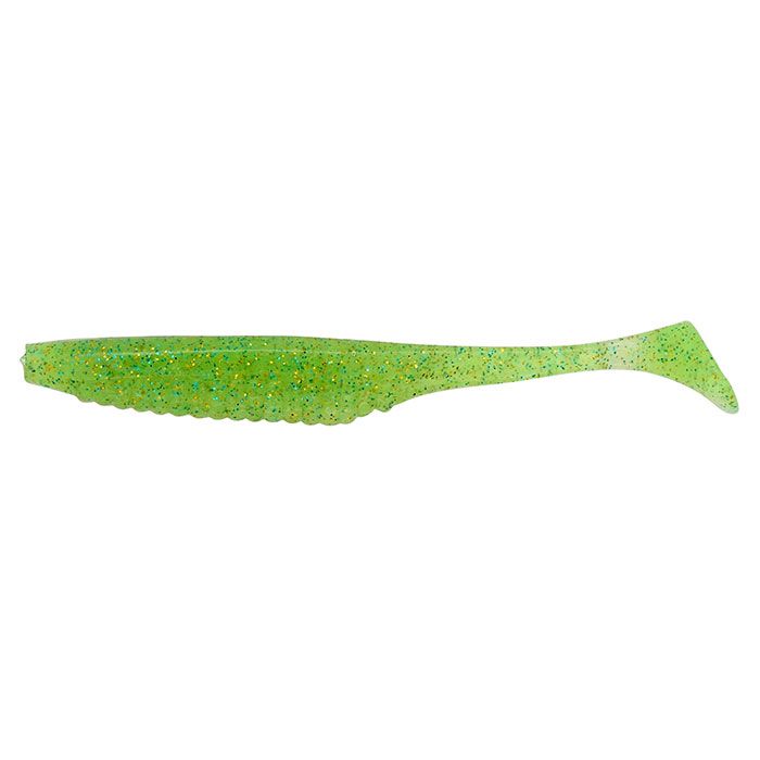 Приманка DUO Realis Versa Shad 4&quot; F084 Lime Chartreuse UV - фото 1