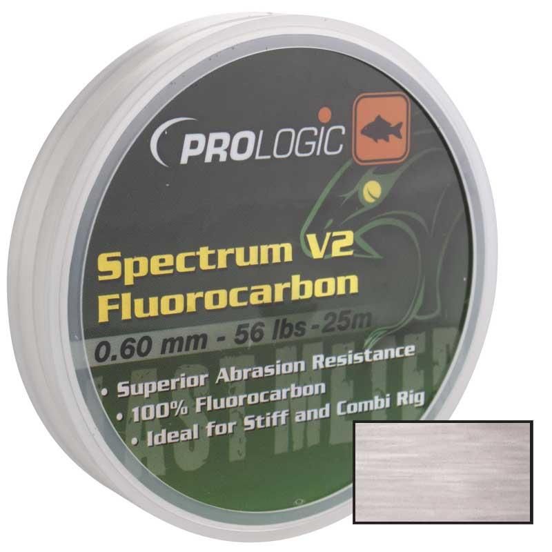 Поводковый материал Prologic Spectrum V2 25м FC 0.60мм 56lbs - фото 1