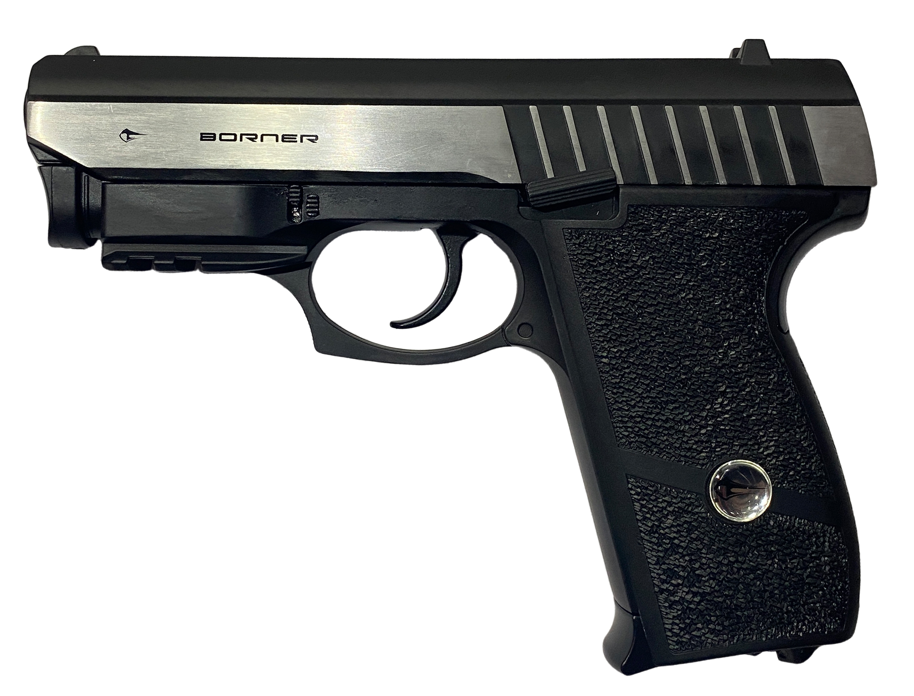 МП Пистолет Borner Panther 801 blowback 4,5мм - фото 1