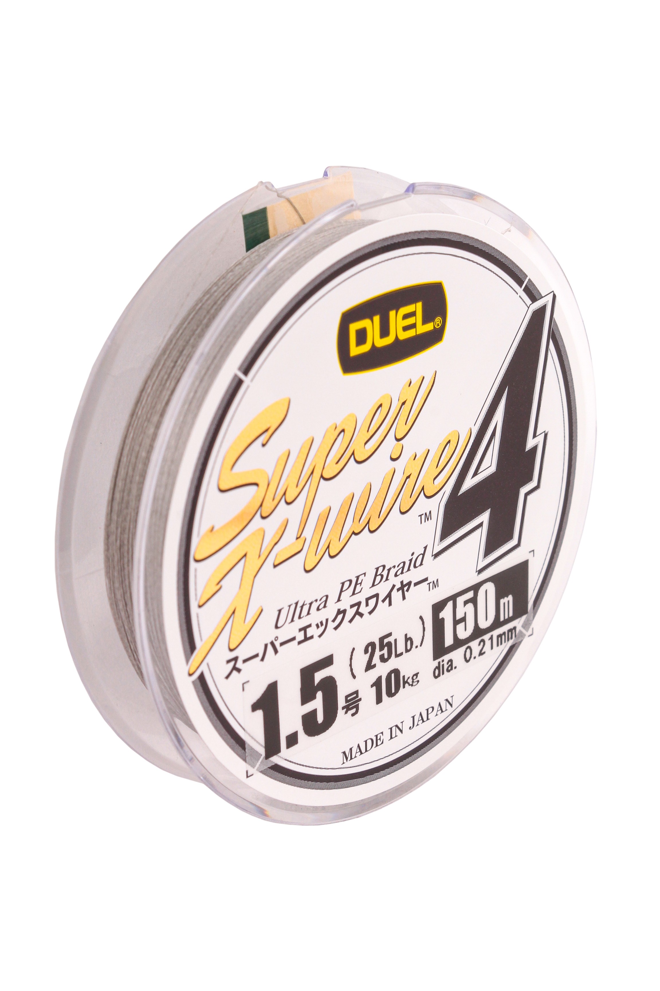 Шнур Yo-Zuri PE Super X Wire 4 Silver 150м 1.5/0.209мм 10кг - фото 1