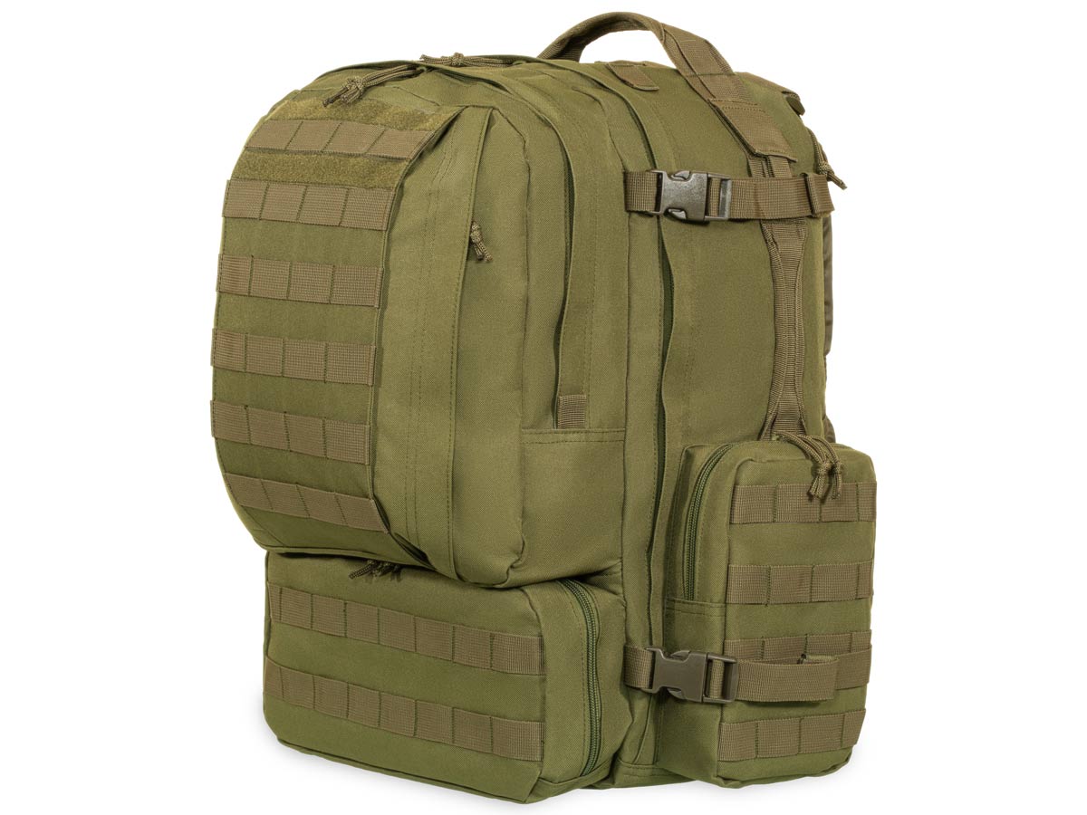 Рюкзак ShotTime Tactical 50л Molle 55х32х30 см олива - фото 1