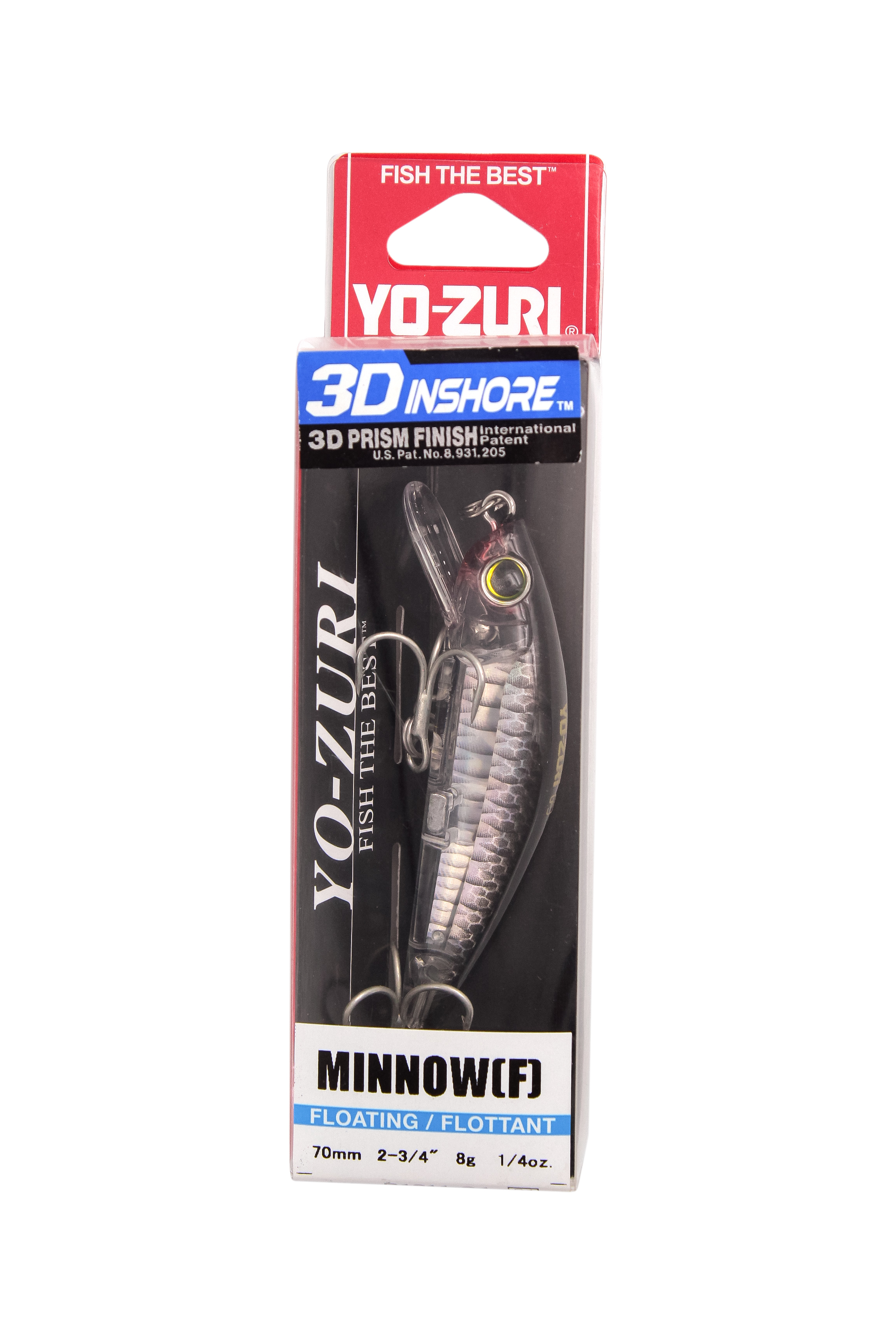 Воблер Yo-Zuri 3D Inshore minnow F 70мм R1211 C4 - фото 1
