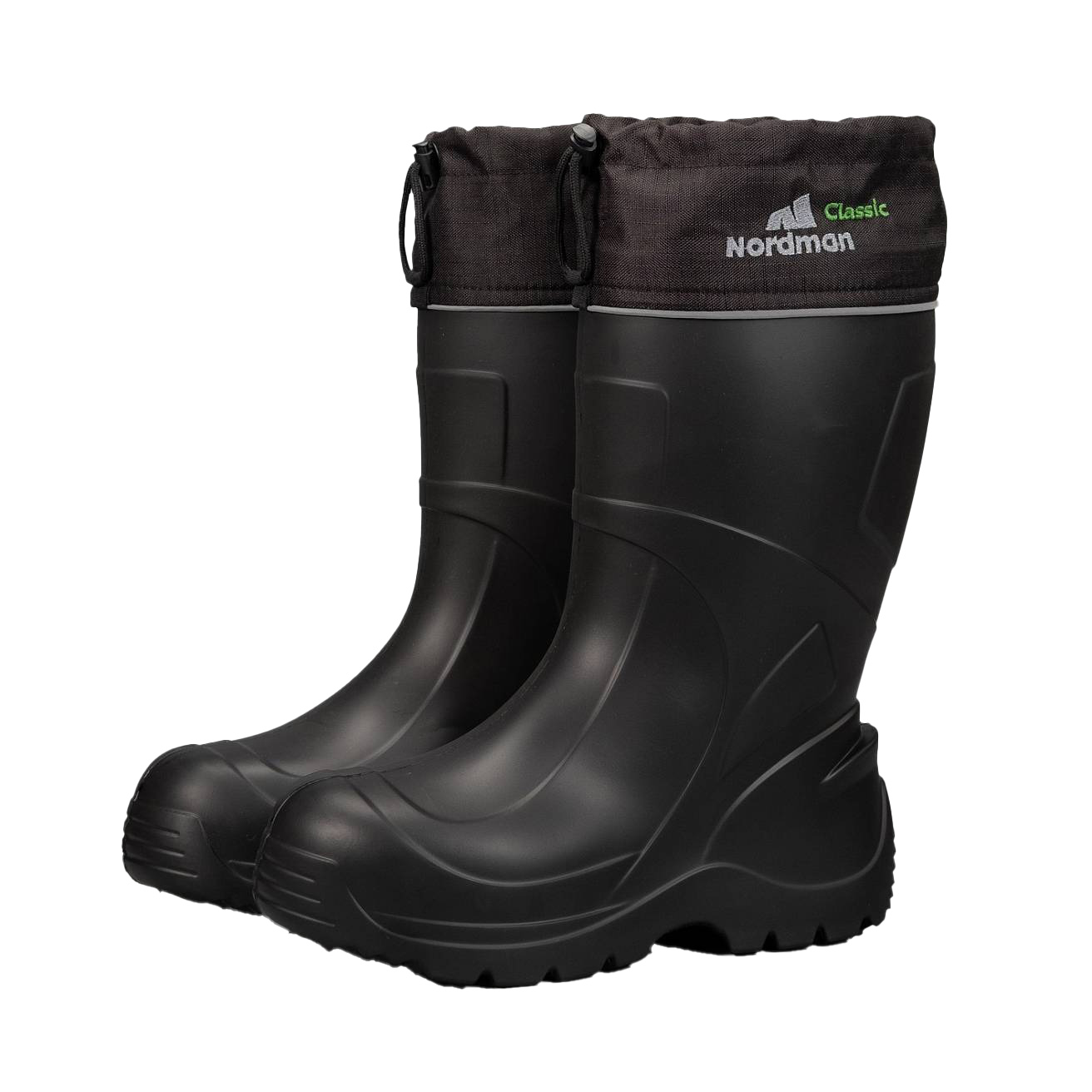 Сапоги Nordman Classic Pro утепленные вкладыш мех с манжетой черный ЭВА - фото 1