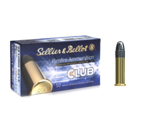 Патрон 22 LR Sellier&Bellot 2,56гр Club (50шт) .