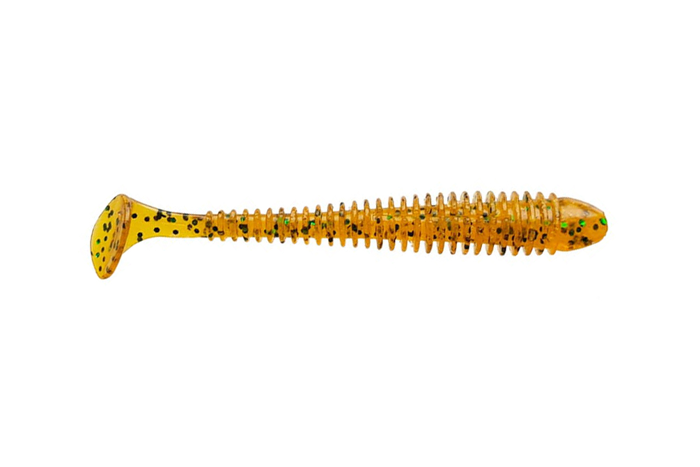 Приманка Crazy Fish Vibro worm 4'' 75-100-31-6  - фото 1