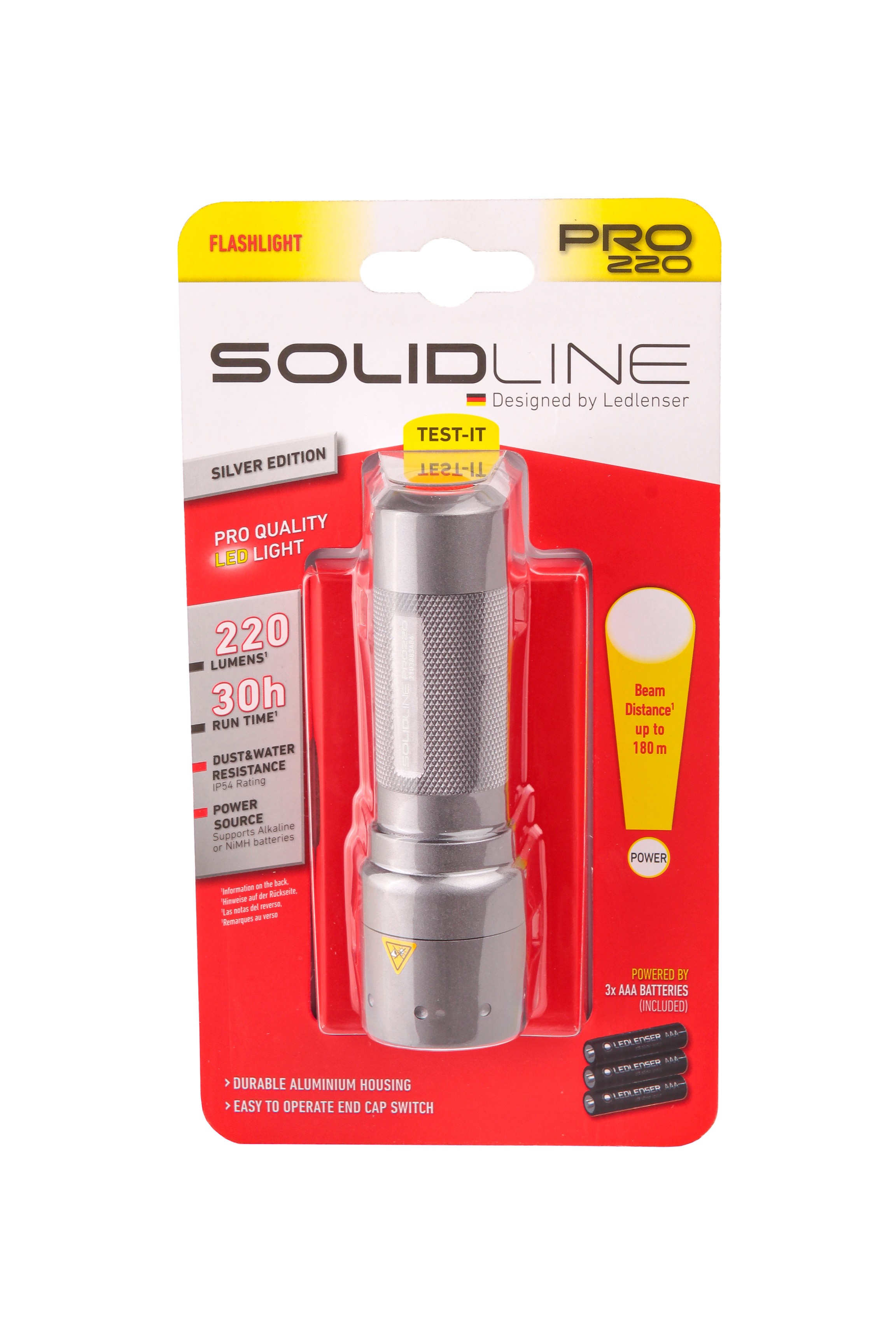 Фонарь Led Lenser Solidline SL-Pro 220 - фото 1