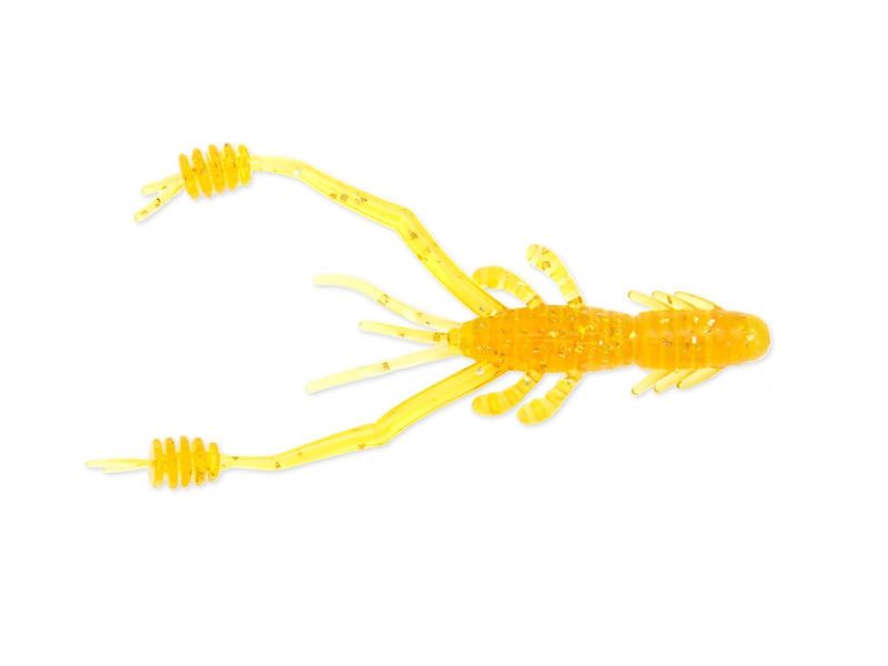 Приманка Reins 3&quot; Ring Shrimp Motoroil Gold Flk. - фото 1