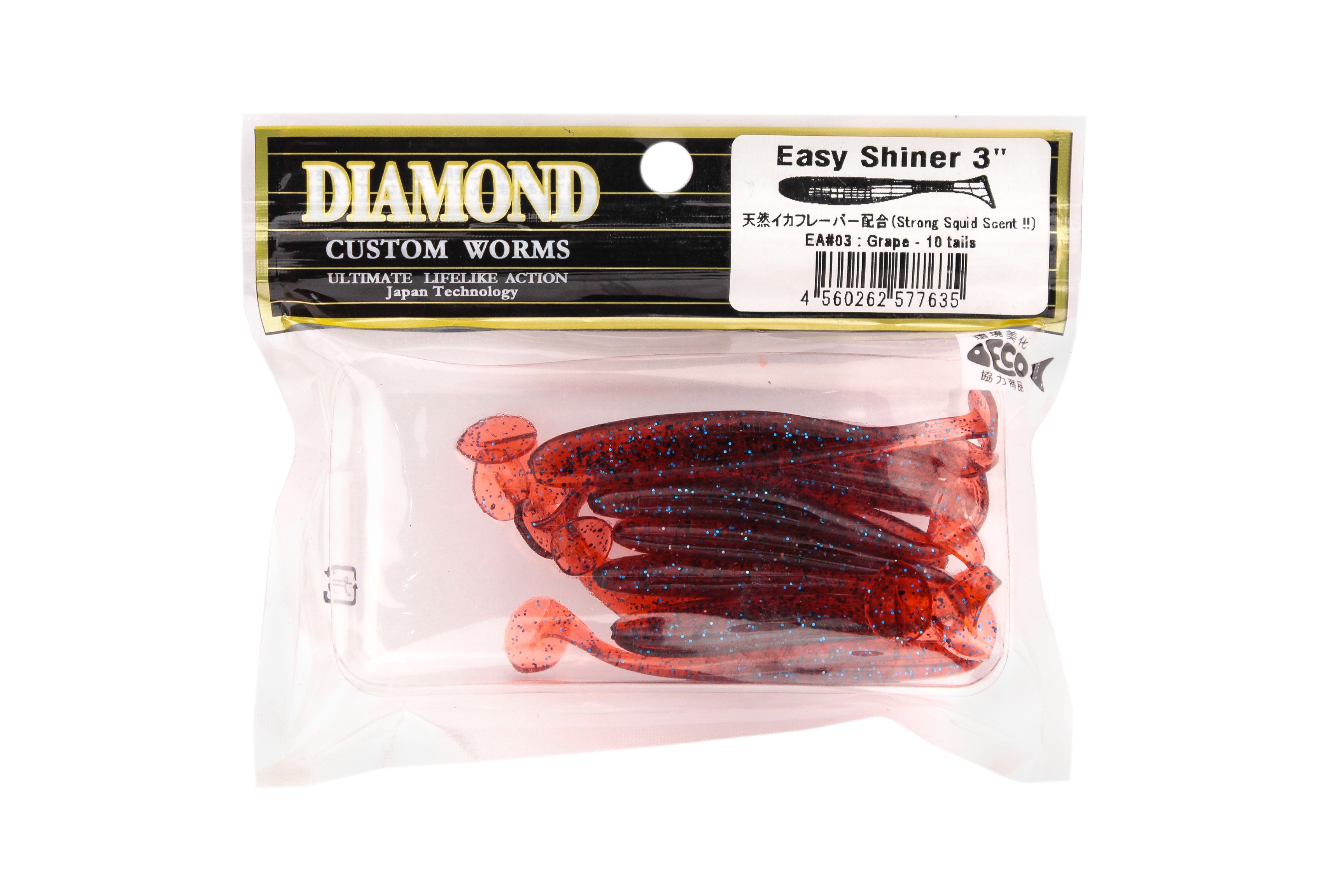 Приманка Grows culture Diamond easy shiner 3'' цв EA03 - фото 1