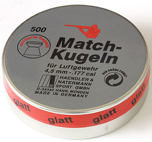 Пульки H&N Match Kugeln 0.53 гр 500 шт - фото 1