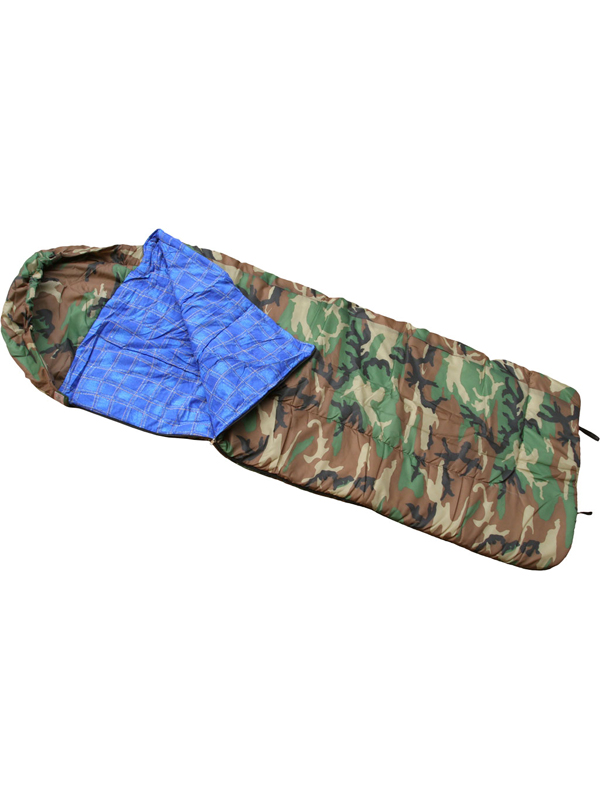 Спальник ХСН одеяло с капюшоном комбинированный 1.0-2.0