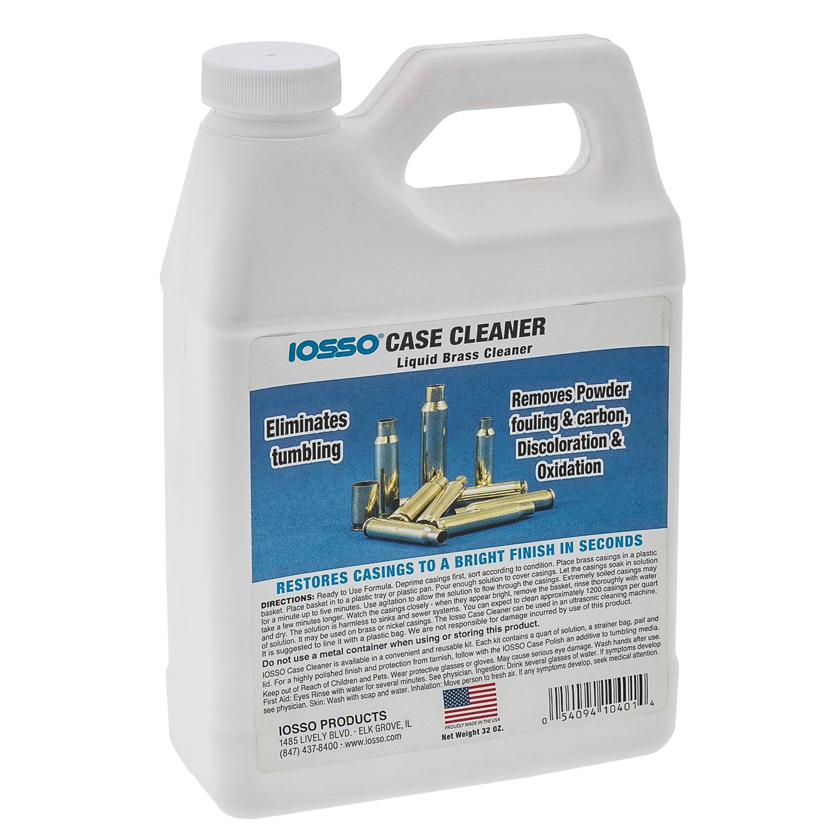 МП Средство для чистки Iosso "Case Cleaner" латунных гильз 950мл - фото 1