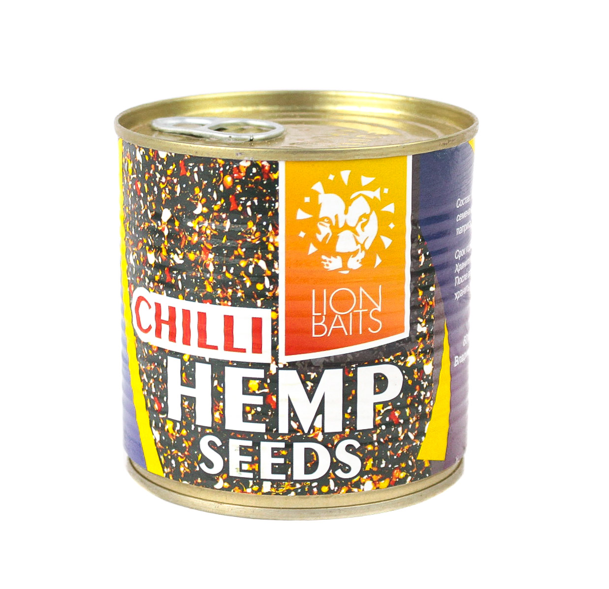 Консервированная зерновая смесь Lion Baits hemp seeds chili 430мл