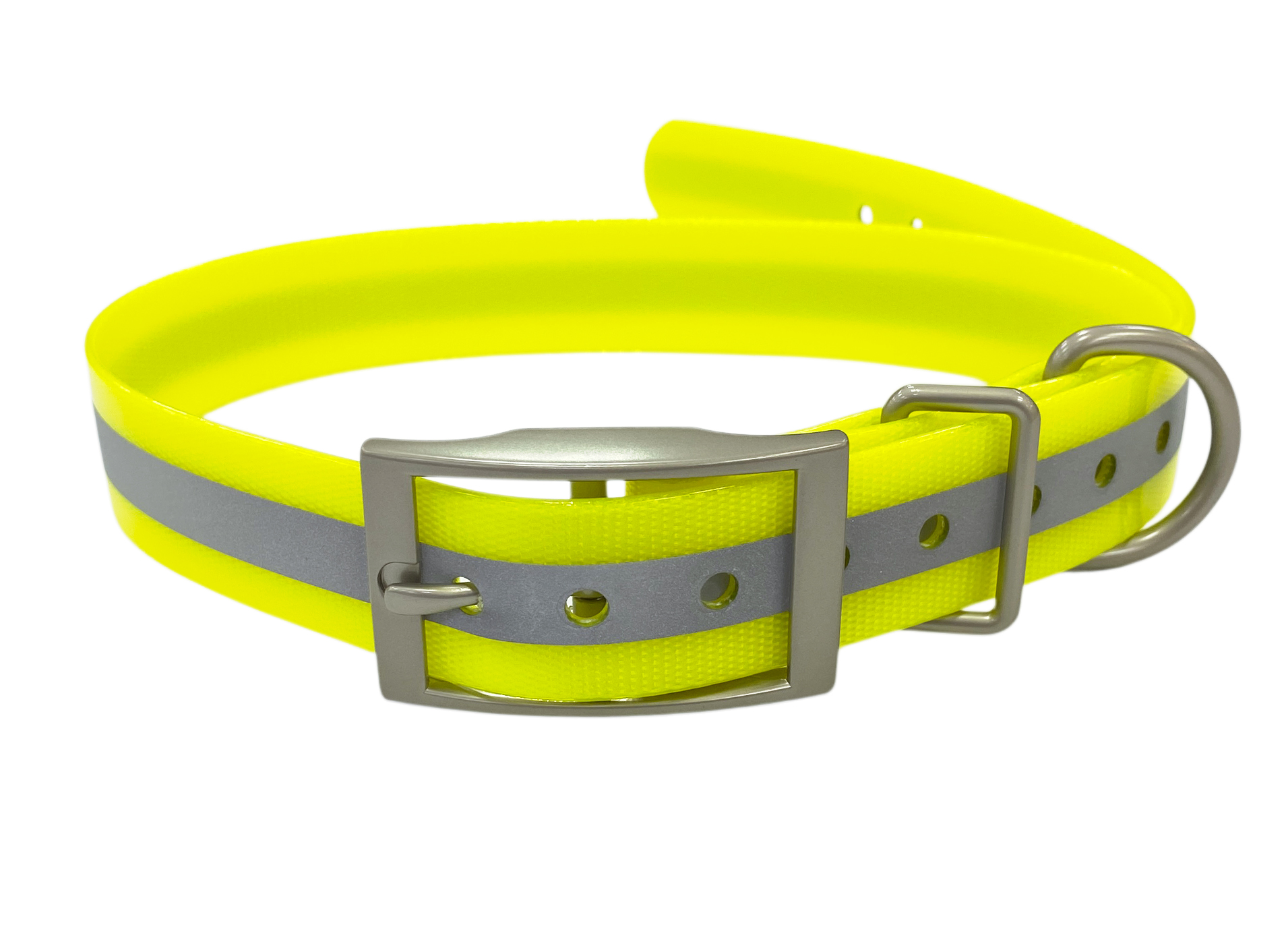 МП Светоотражающая жёлтая шлейка для GPS-ошейника ARTELV COLLAR - фото 1