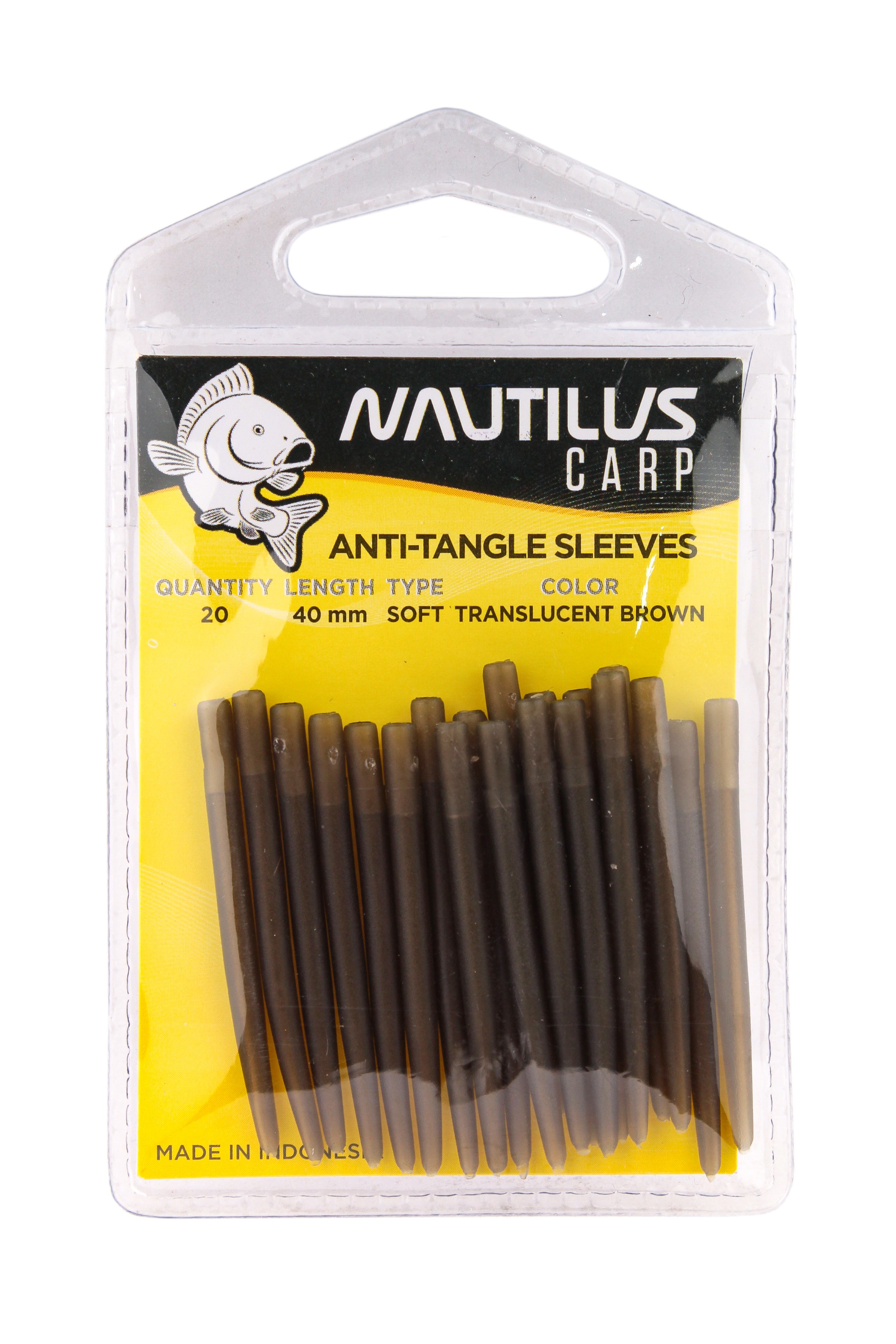 Конусный противозакручиватель Nautilus Anti-Tagle sleeves 4см brown - фото 1