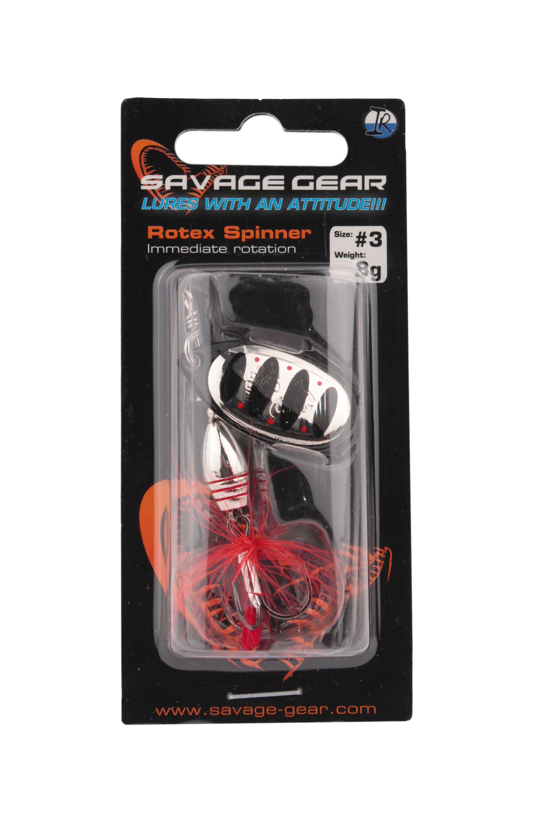 Блесна Savage Gear Rotex spinner №3 8гр 01 dirty silver - фото 1