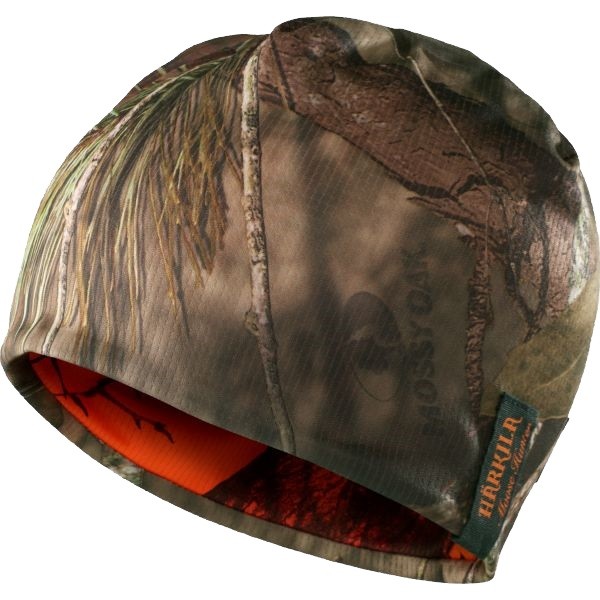 Шапка Harkila Moose hunter reversible mossy Oak break-Up country orange blaze - фото 1