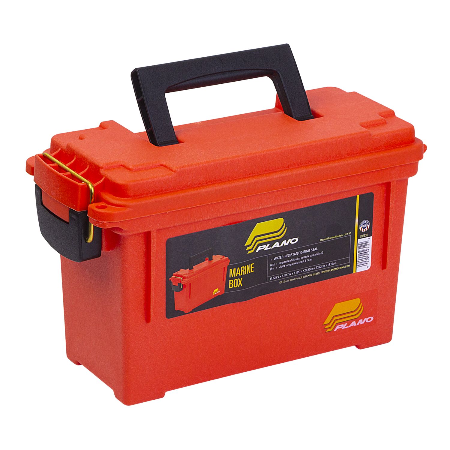 Ящик Plano 131252 Marine Case Orange W P Iml 29,5x13x18,1 - фото 1