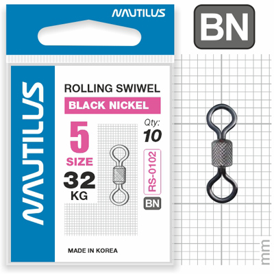 Вертлюг Nautilus Rolling Swivel 0102 №5 32кг - фото 1