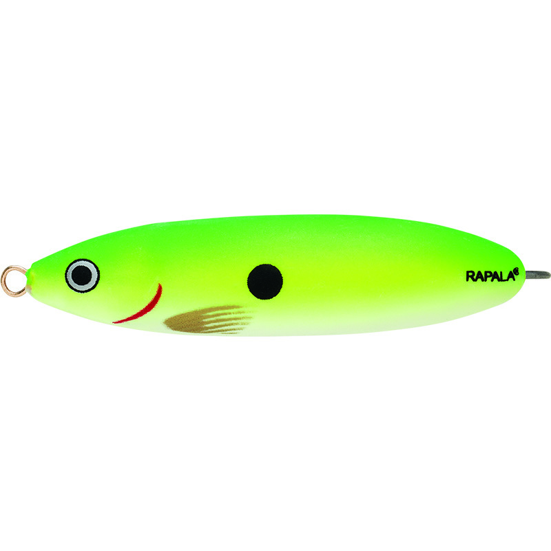 Блесна Rapala Minnow Spoon 08 GSU 8см 22гр незацепляйка - фото 1