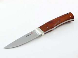 Нож Hattori Urbane Hunter фикс. клинок сталь VG-10 рук. дере - фото 1