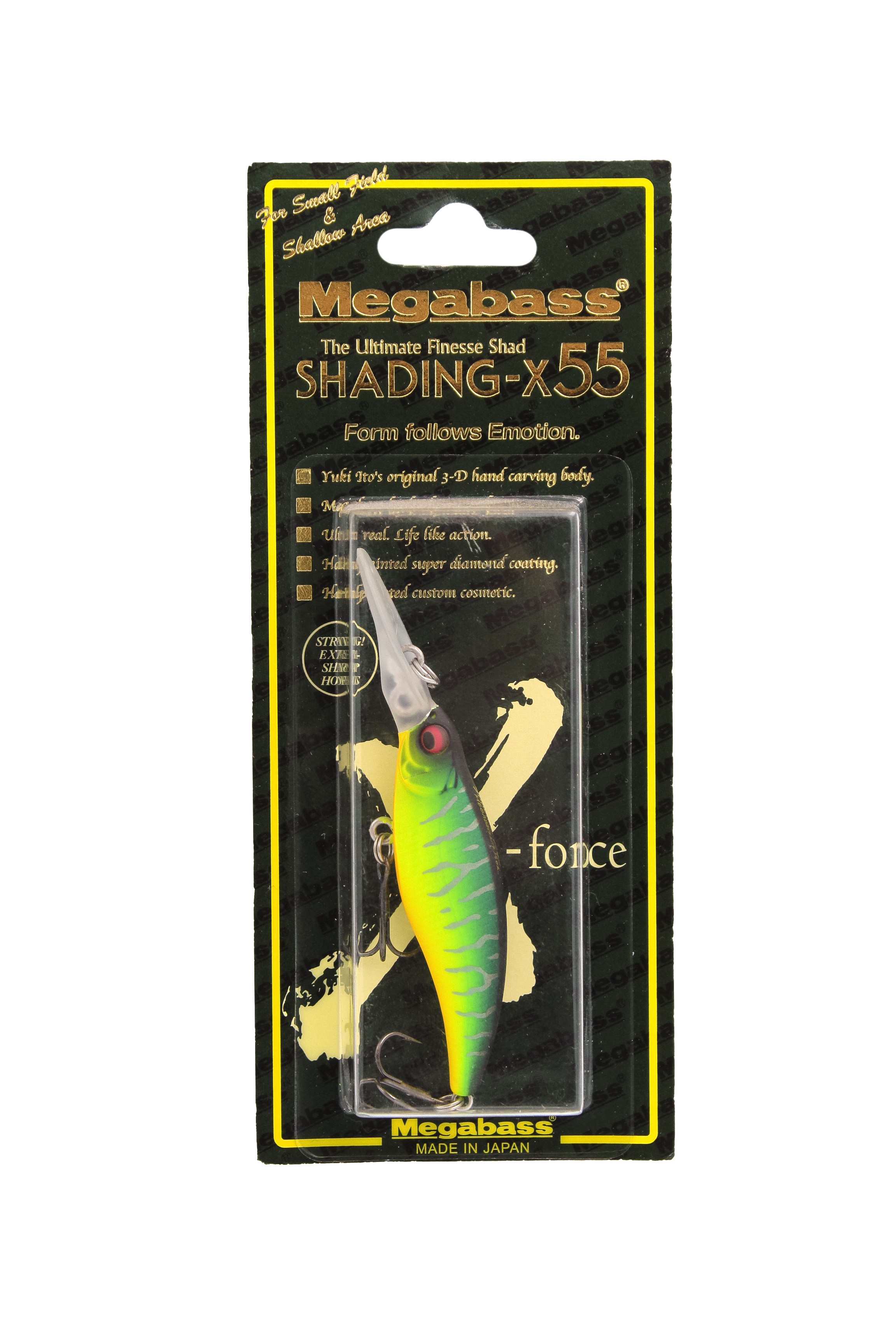 Воблер Megabass Shading-X 55 Mat Tiger - фото 1