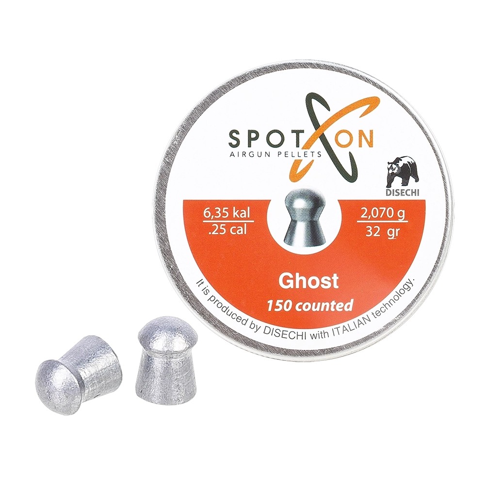 МП Пуля пневм. SPOTON Ghost 6,35 мм, 2,07 гр. (150 шт) (100 в упаковке) - фото 1