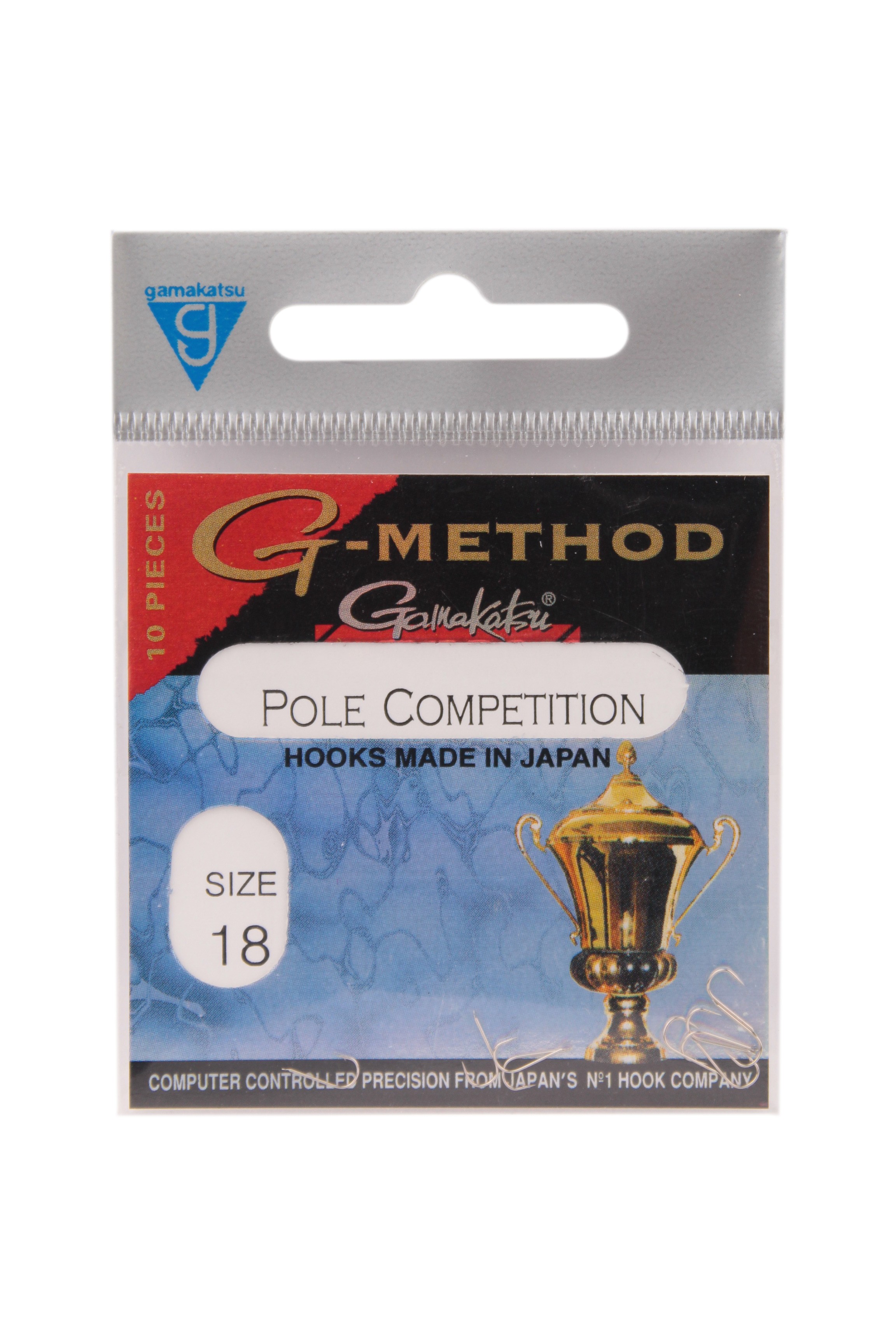 Крючок Gamakatsu G-Method pole comp nickel №18 - фото 1