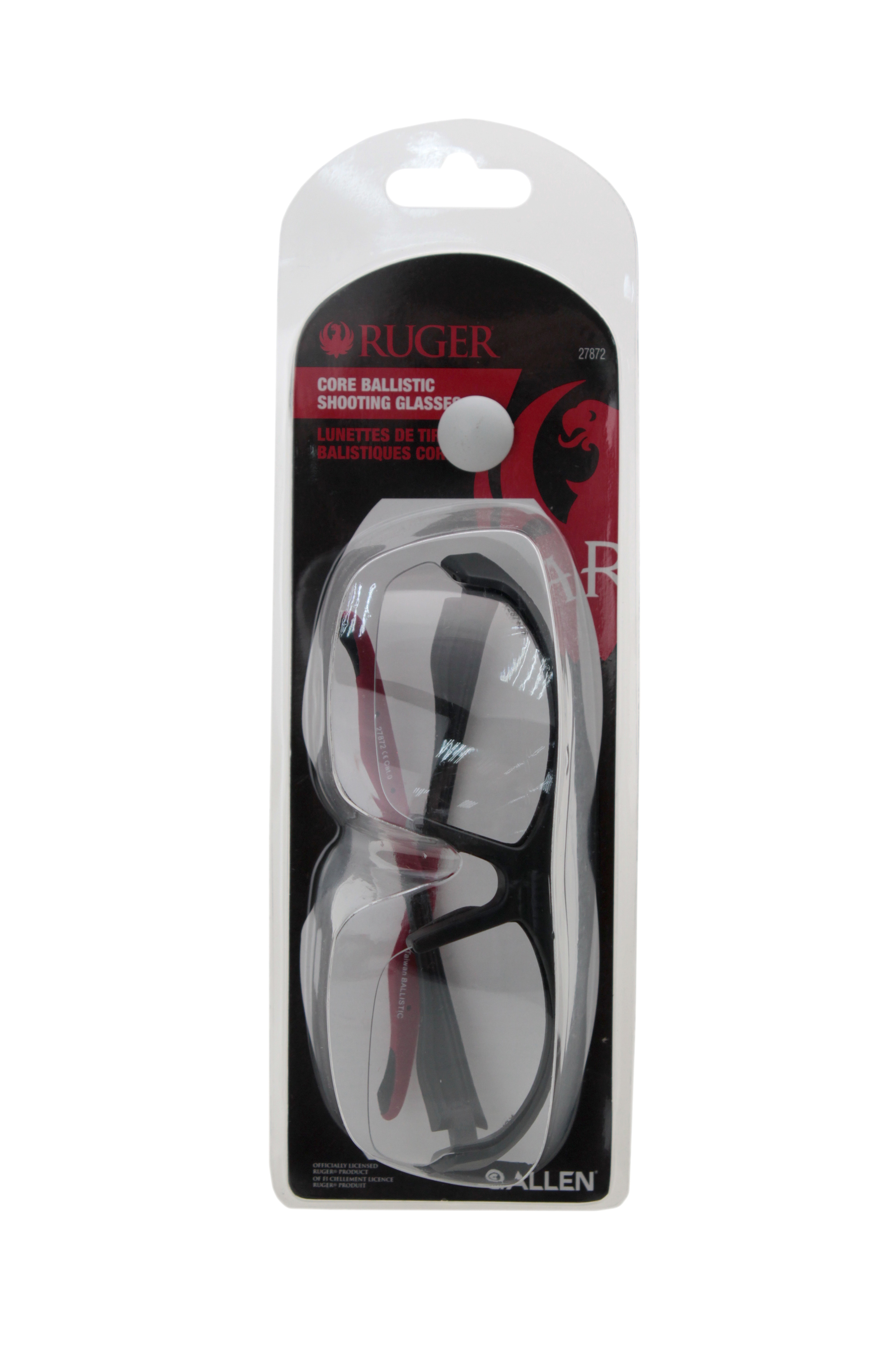 Очки Allen стрелковые Ruger Core Ballistic Shoot Glasses clear