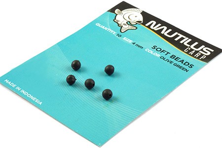 Бусина Nautilus Soft Glow Beads 4 мм - фото 1