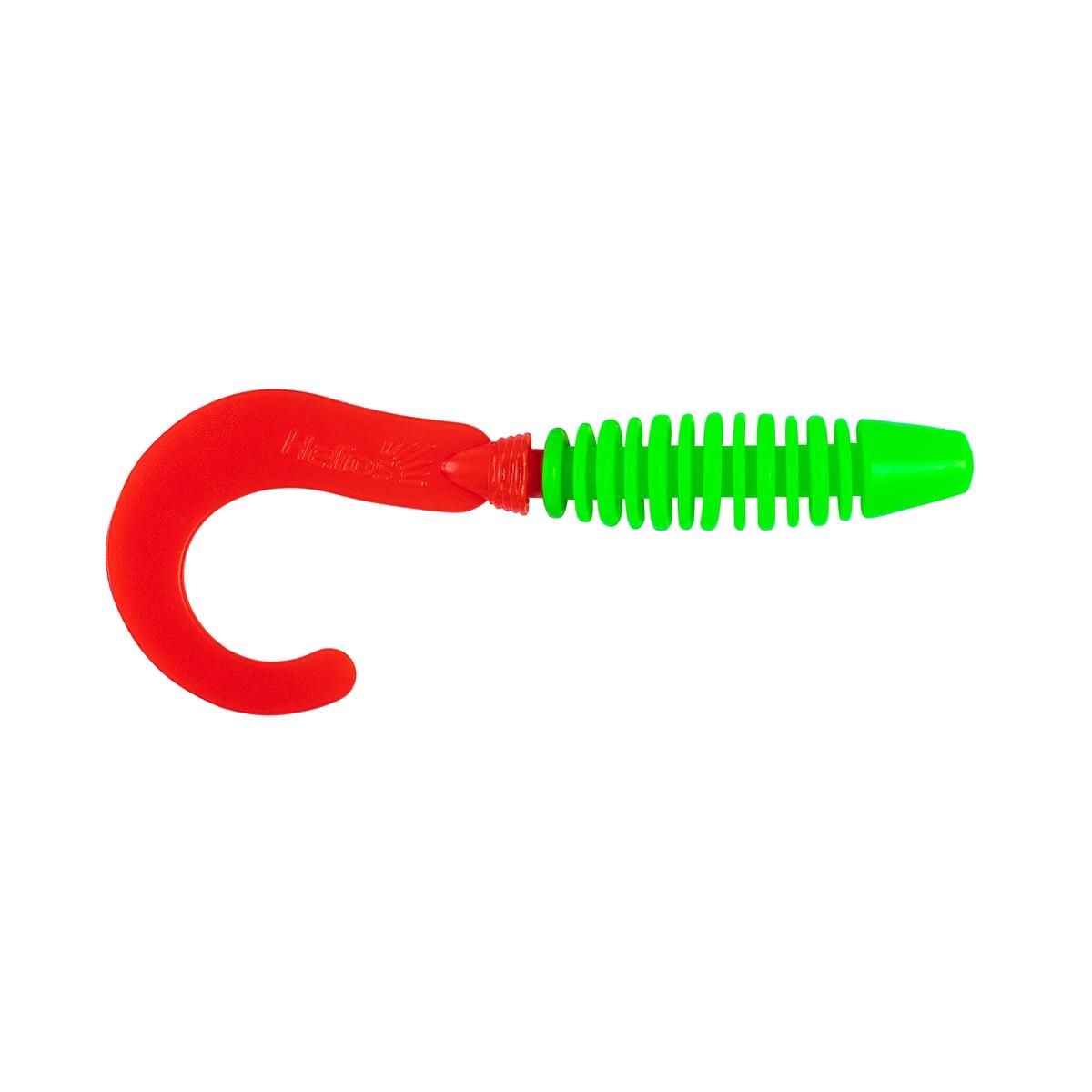 МП Твистер Din 3,11"/7,9см Lime & Red 6шт. (N-33-021) NISUS (0) - фото 1