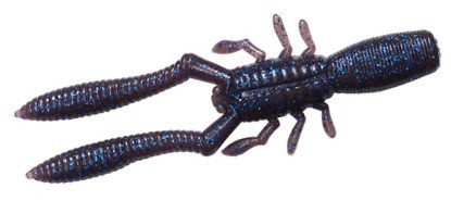 Приманка Megabass Honjikomi bottle shrimp 4" cinnamon blue flake - фото 1