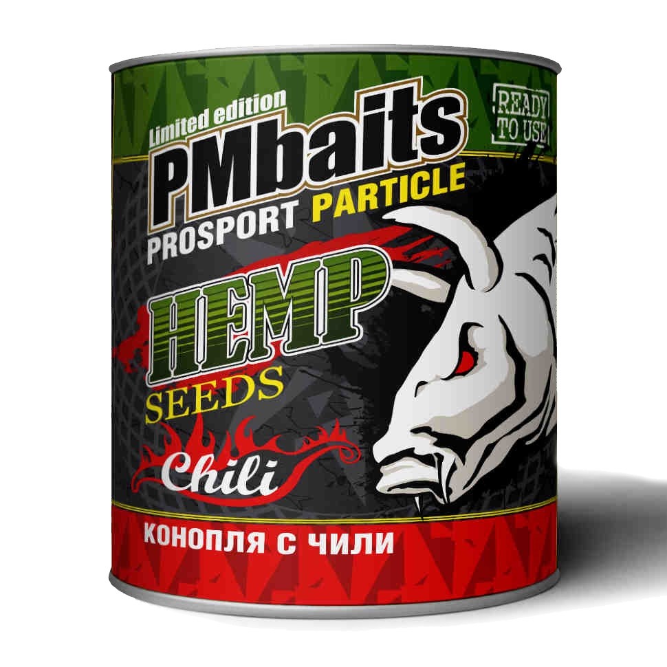 Консервированная зерновая смесь MINENKO PMbaits Hemp Chili 900мл - фото 1