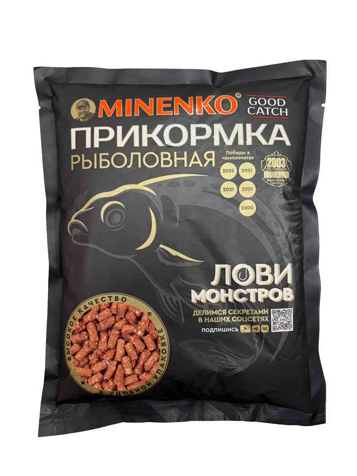 Пеллетс MINENKO Good catch конопля 5мм Com - фото 1