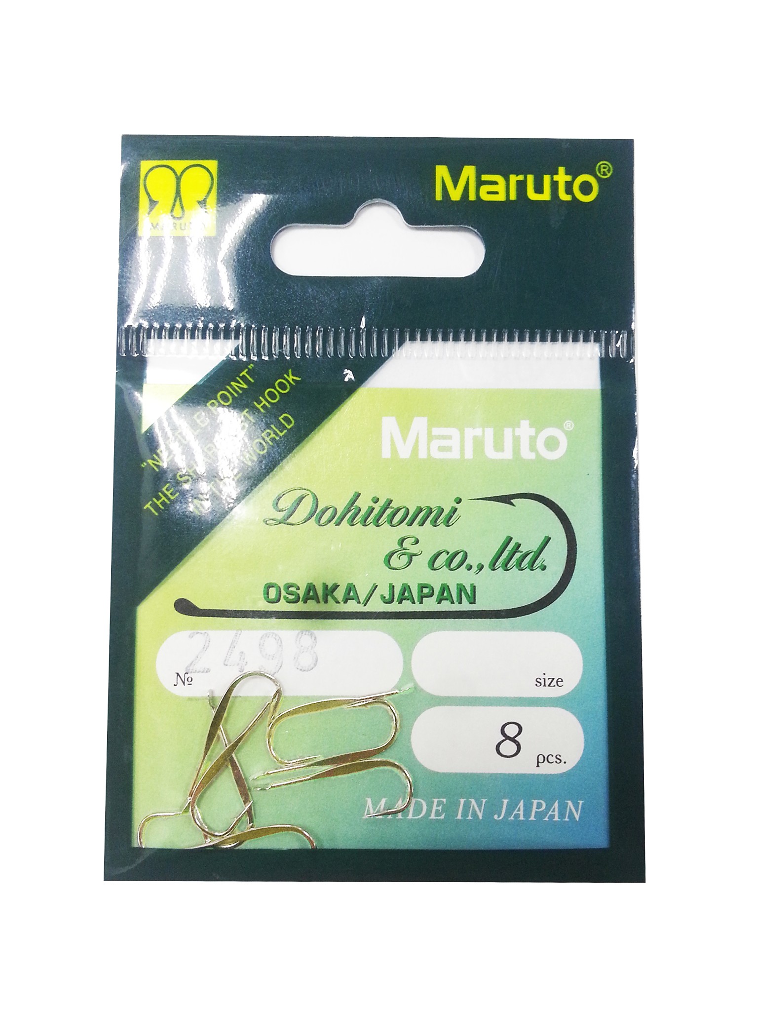 Крючки Maruto 2498 Go №10 8шт - фото 1
