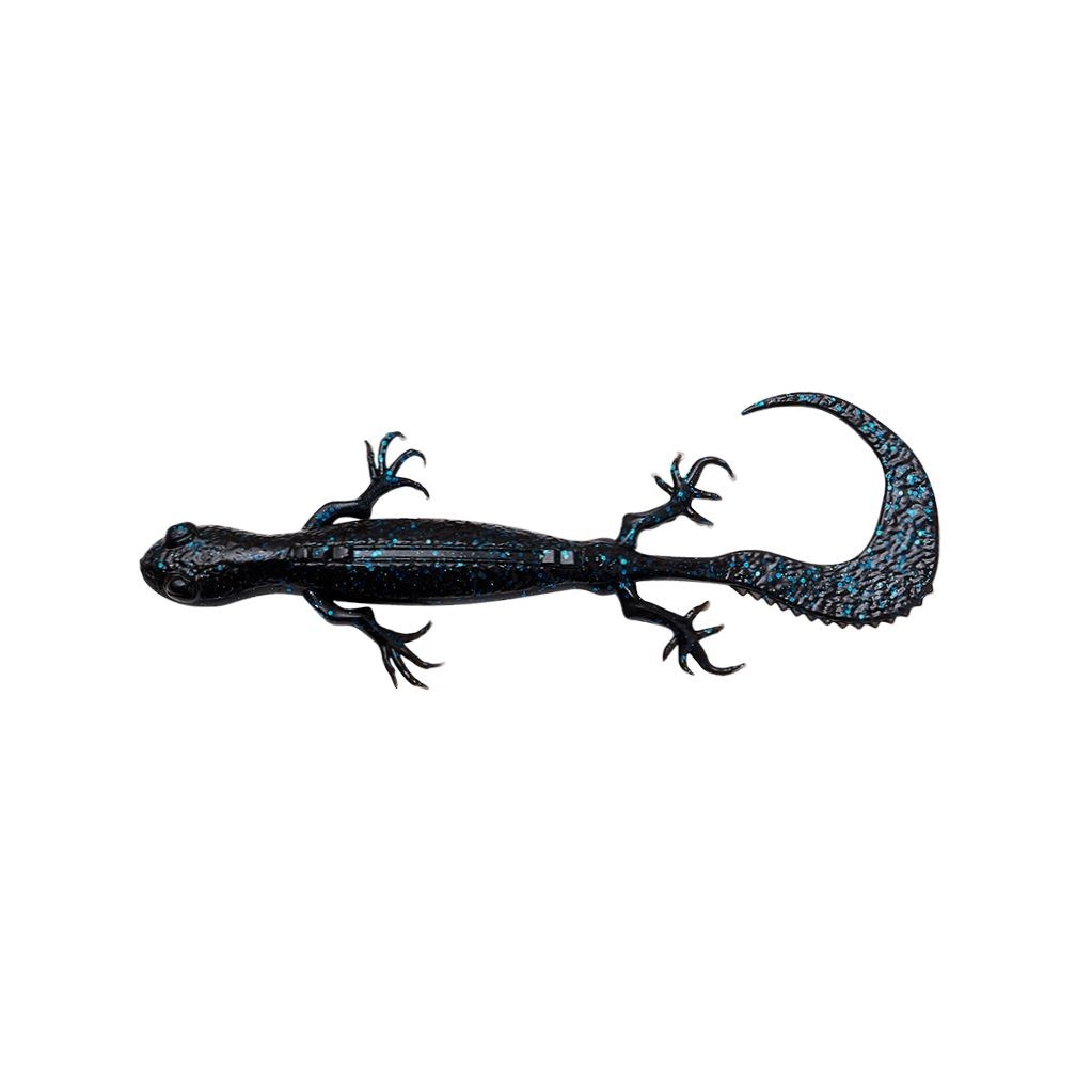 Приманка Savage Gear 3D Lizard 10см 5,5гр Sinking Black N Blue уп.6шт - фото 1