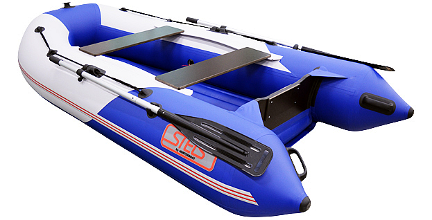 Лодка Хантер STELS 275 Aero НДНД сине-белый - фото 1